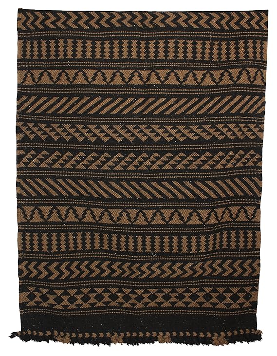 Wool Handloomed Kharad Weave Carpet