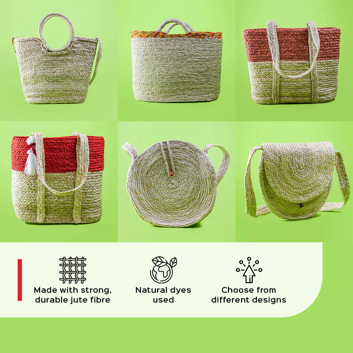 Handwoven Eco-friendly Jute Bag
