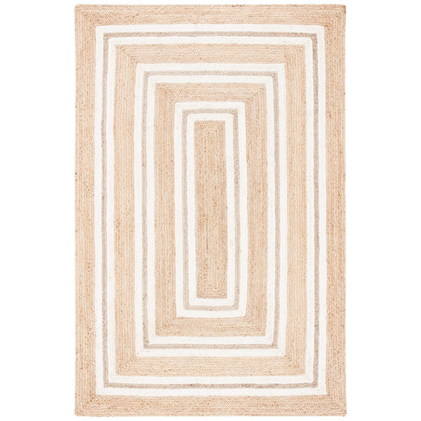 Eco-Friendly Handwoven Jute Rug – Braided Natural Carpet for Home Décor