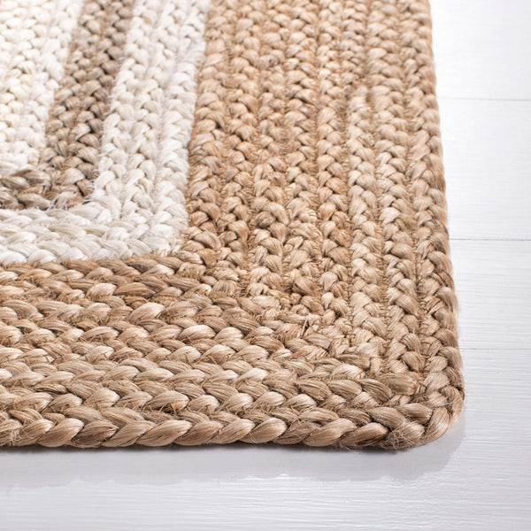 Eco-Friendly Handwoven Jute Rug – Braided Natural Carpet for Home Décor