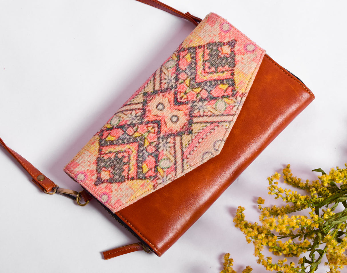 The Solitary Soul Sling Bag,Traditional Indian Dhurrie Bags