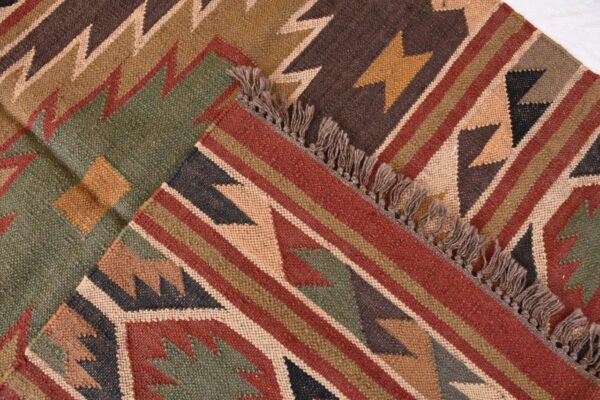 Wool Jute Kilim Portland Area Rug