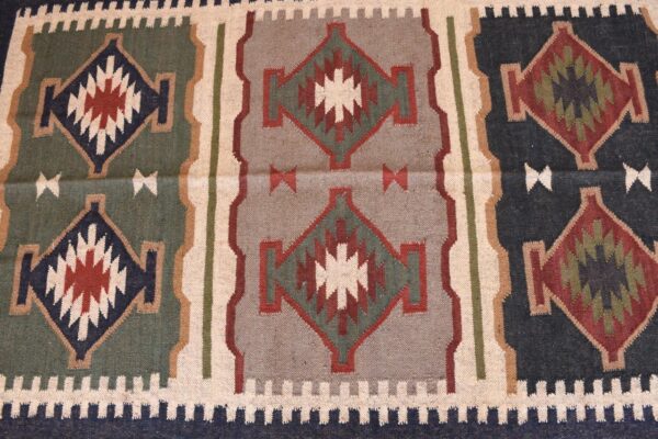 Wool Jute Kilim Style Rug Columbus Rug