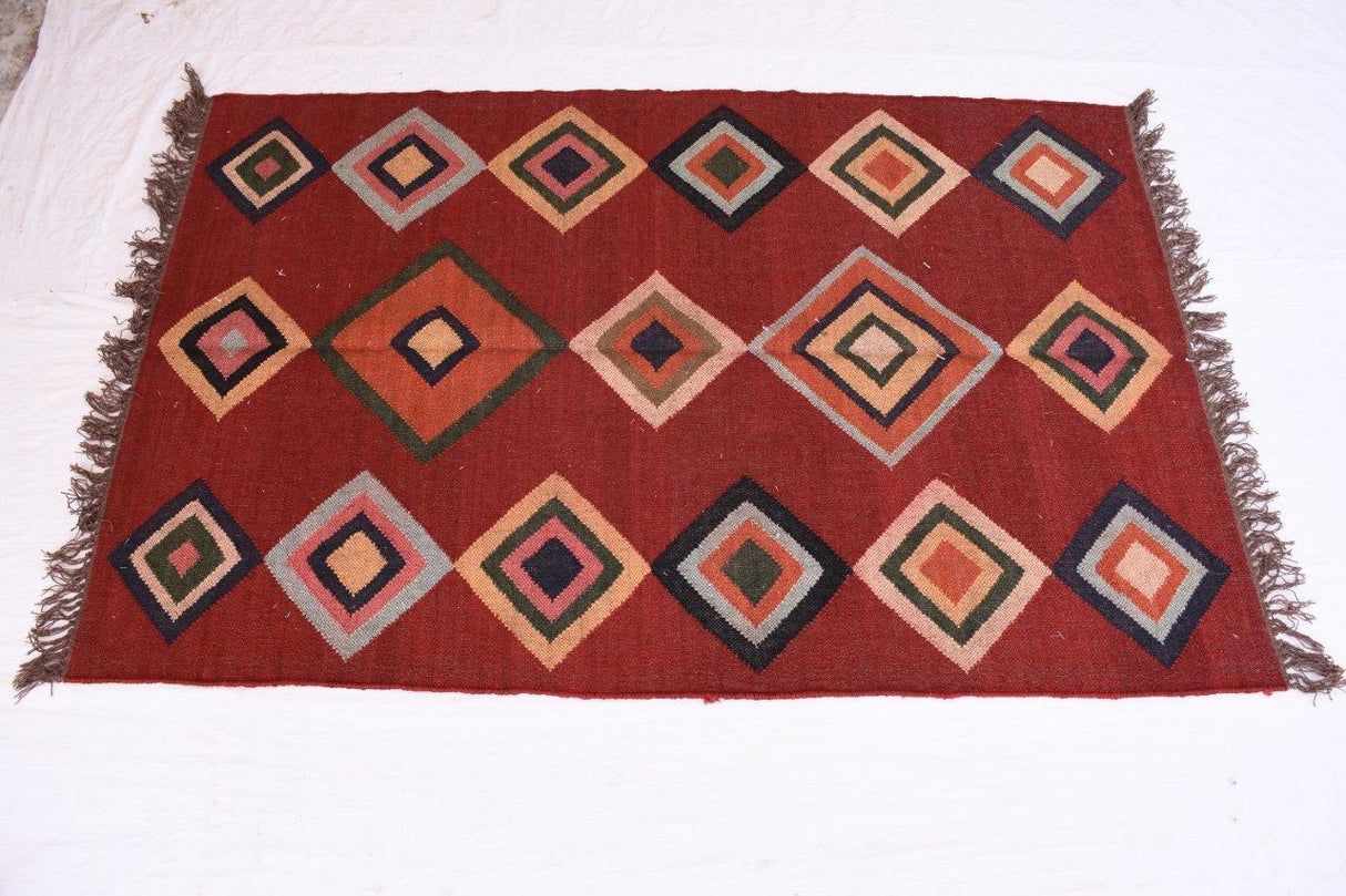 Rustic Jute Kilim Carpet El Paso Rug