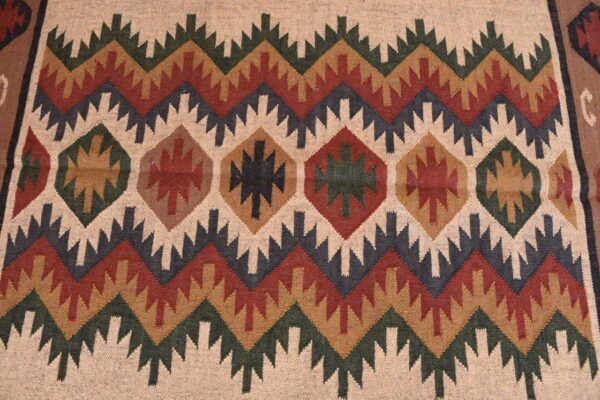 Handmade Kilim Rugs, Multi Color Jute Kilim Washington Rug
