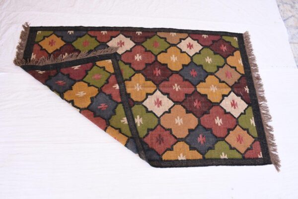 Jute Kilim Area Rug Atherton Rug, Multicolor