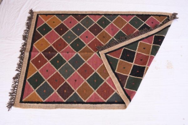 Wool Kilim Area Rugs, Jute Kilim San Jose Rug