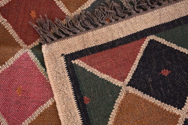 Wool Kilim Area Rugs, Jute Kilim San Jose Rug
