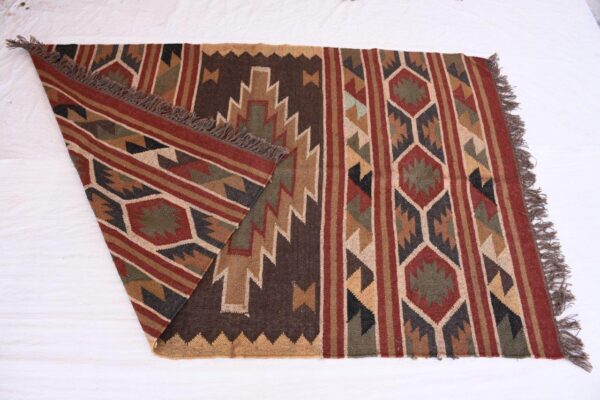 Wool Jute Kilim Portland Area Rug