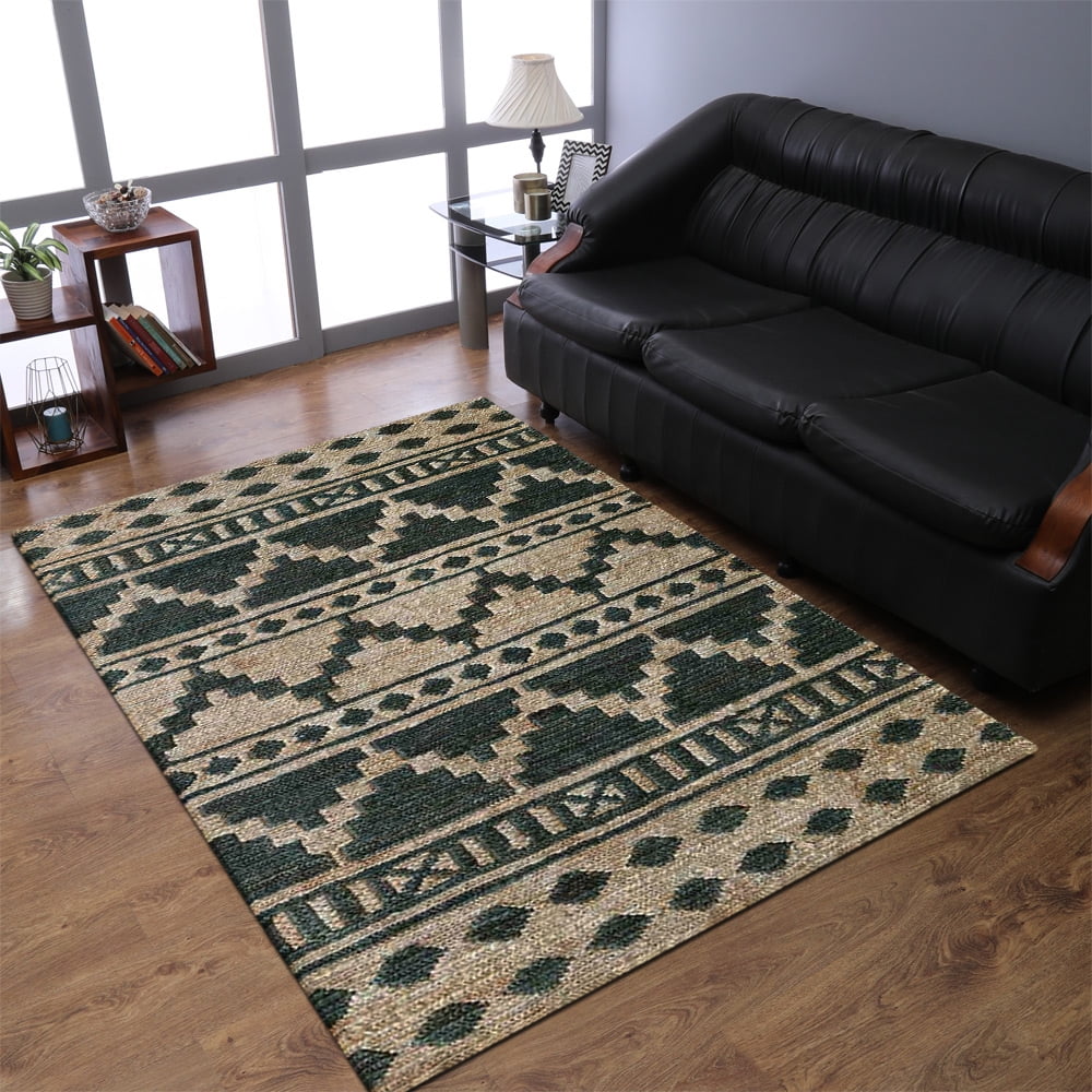 Natural Fiber, Outdoor Indoor Handmade Area Rugs for Living Room