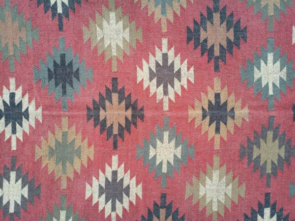 Neutral Wool Jute Kilim Rug Dallas Rug