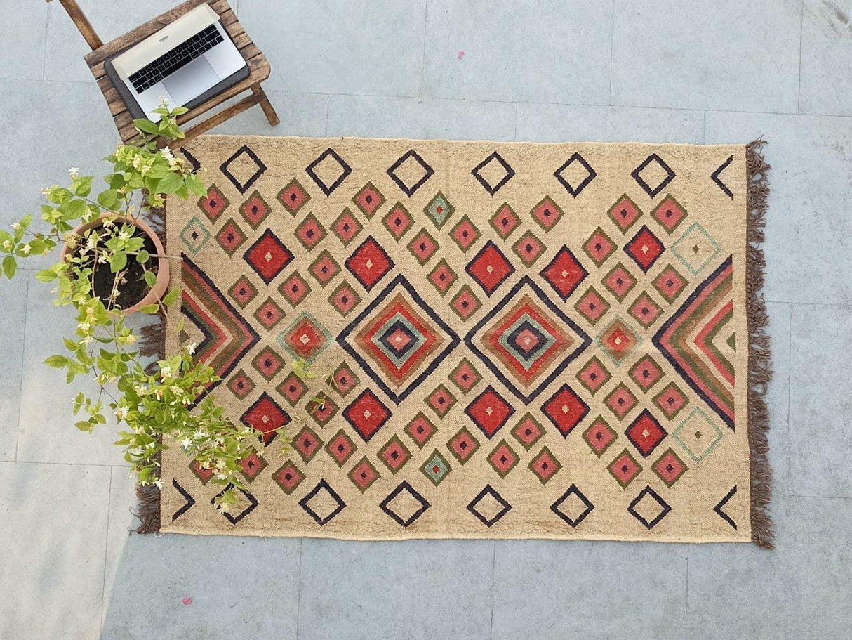 Natural Jute Kilim Dhurrie Rugs Houston Rug