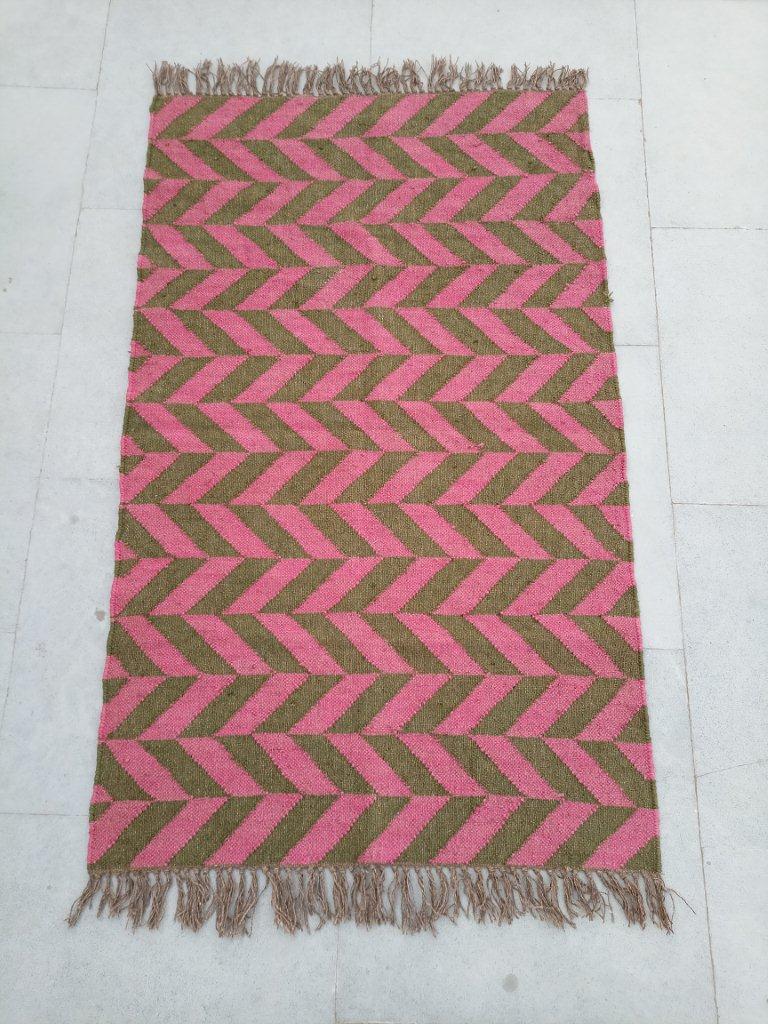 Kilim Carpet, Jute Kilim Los Angeles Rug