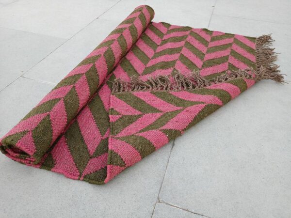Kilim Carpet, Jute Kilim Los Angeles Rug