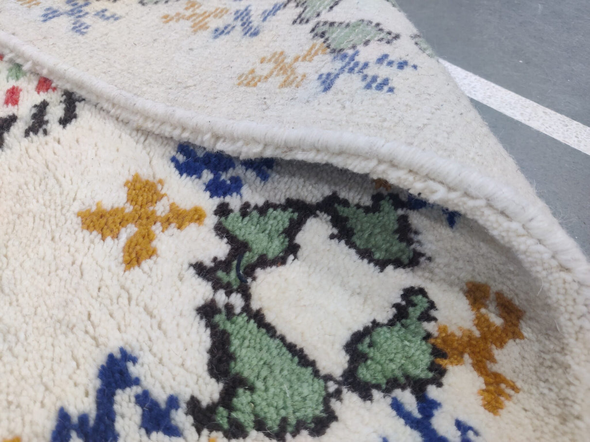 Wool Tufted Floral Carpet