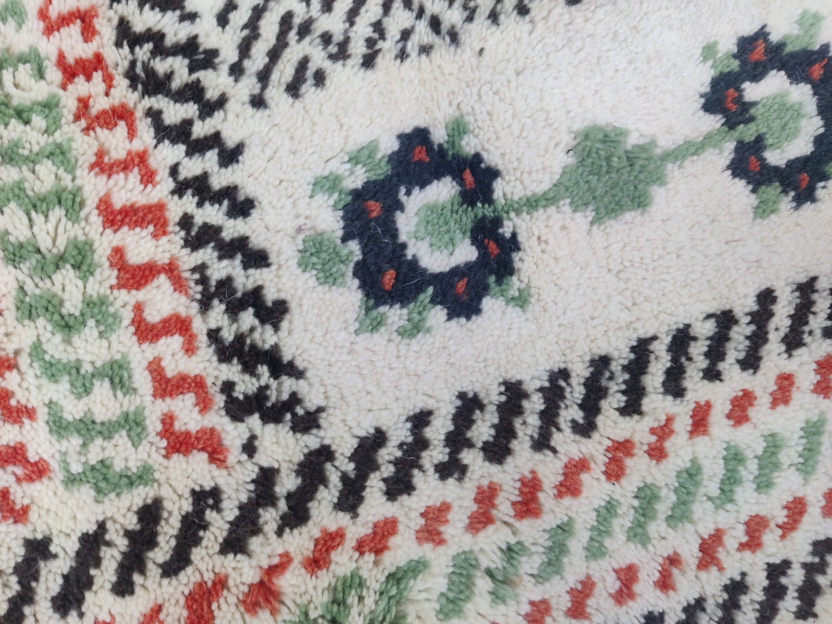 Wool Tufted Floral Carpet