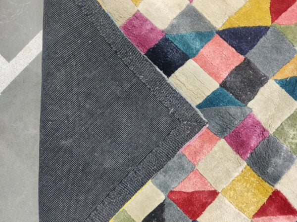 Wool Tufted Multicolor Floor Carpet