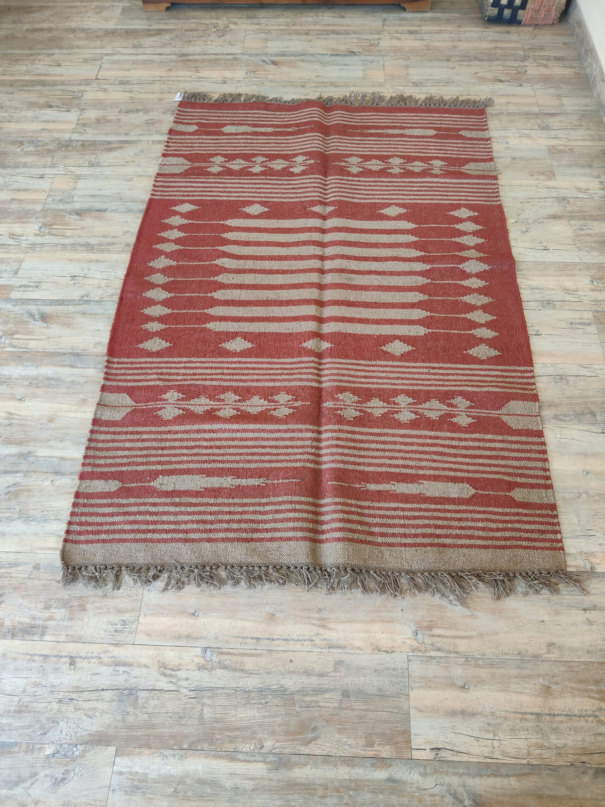 Handwoven Wool Jute Sofa Bedroom Rug