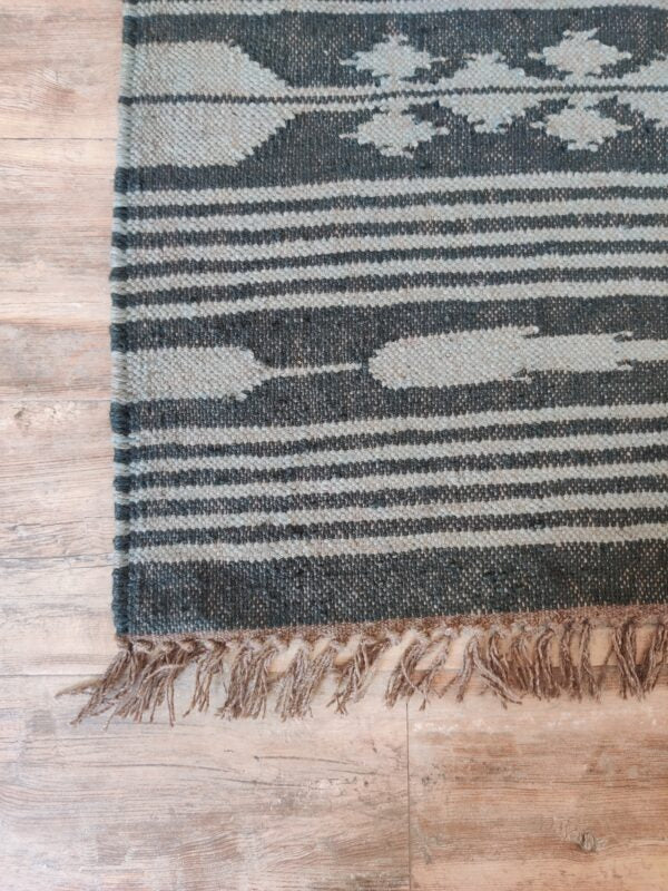 Handwoven Wool Jute Sofa Bedroom Rug