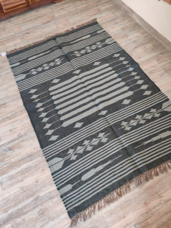 Handwoven Wool Jute Sofa Bedroom Rug