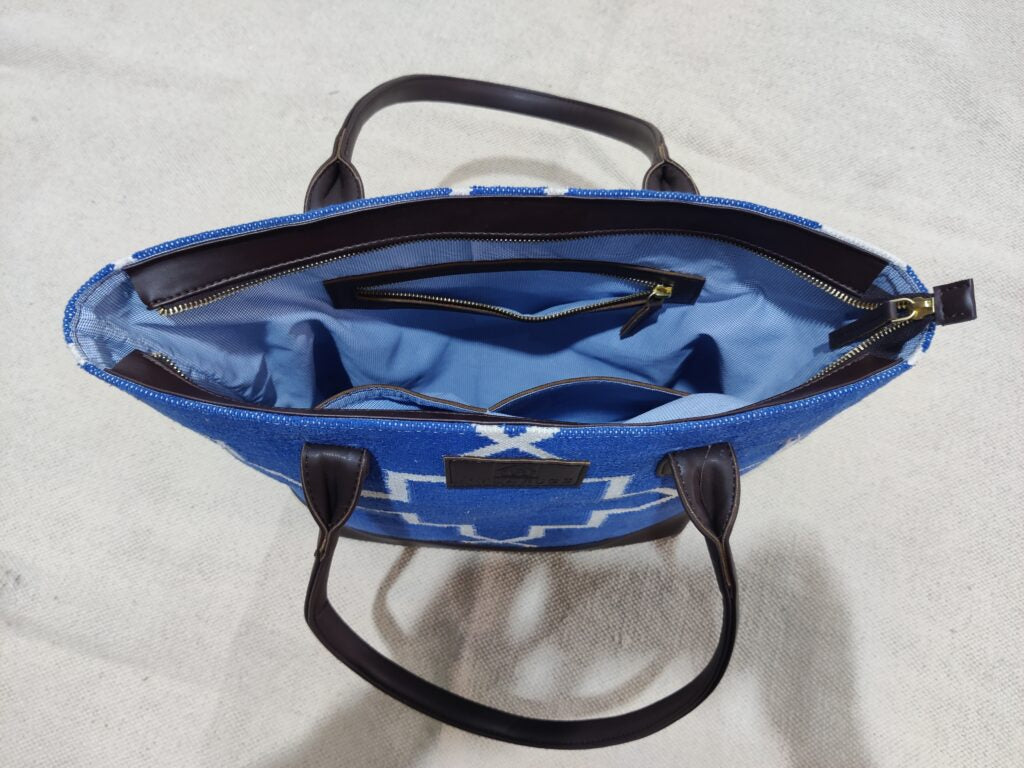 Cotton Tote Bag,Handwoven Cotton Dhurrie Bags