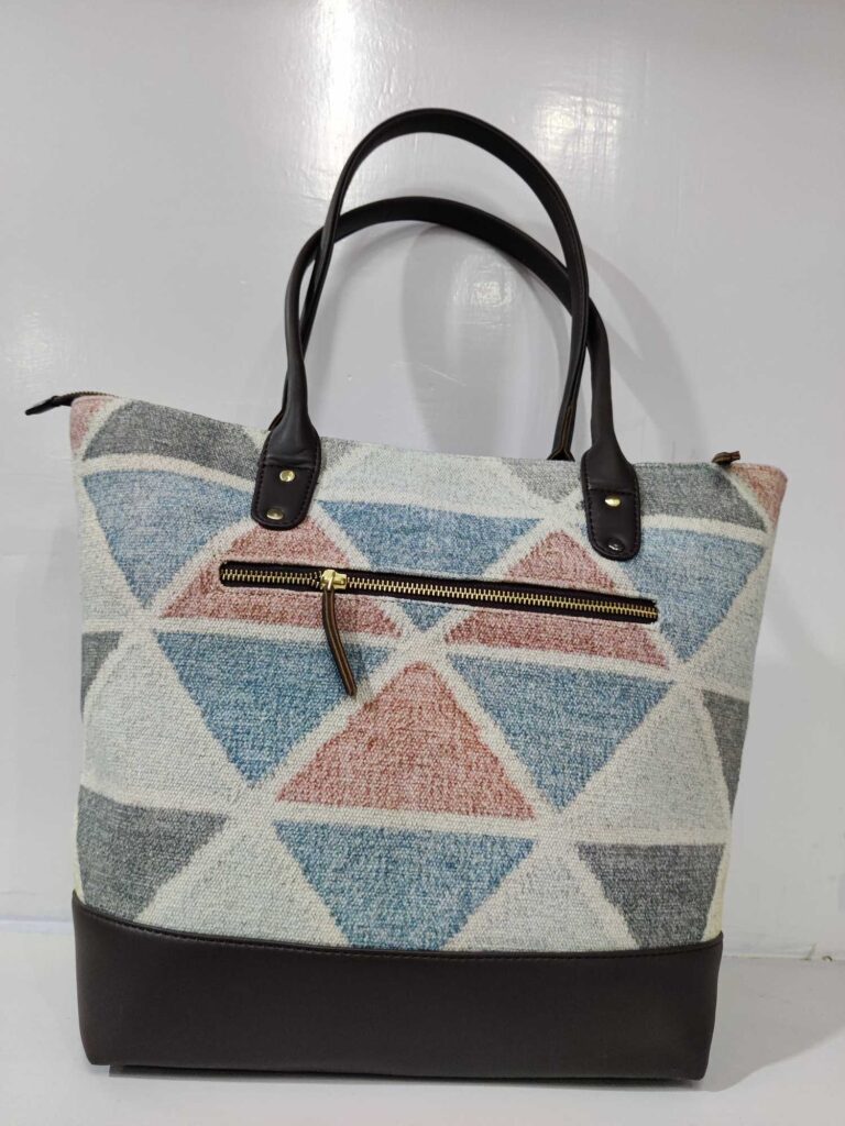 Bohemian Dhurrie Bags,Cotton Printed Dhurrie Sling Bag,Multicolor