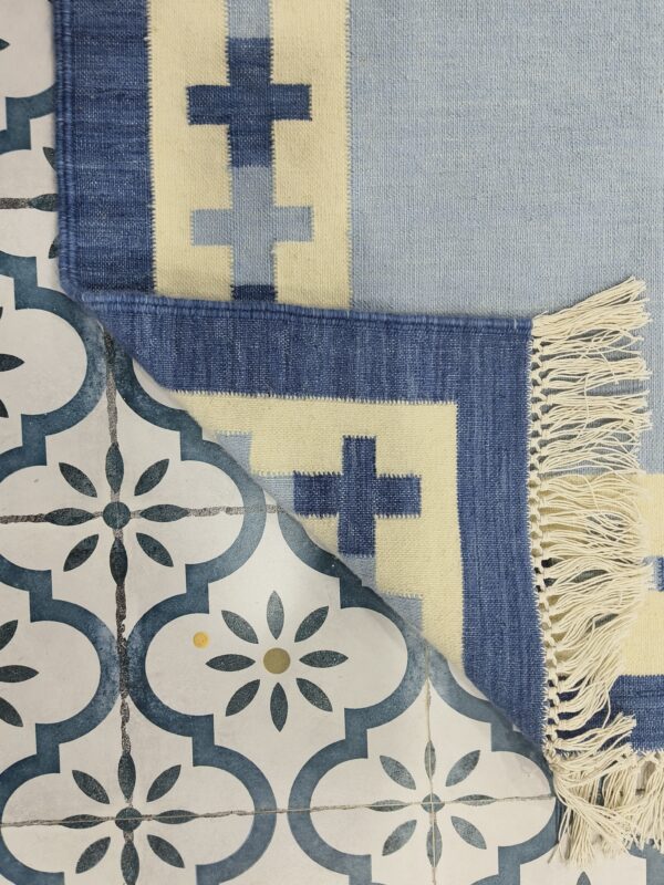 Wool Cotton Kilim Flatweave Rug, Home Decor Rug, Bedroom Rug, Custom Rug