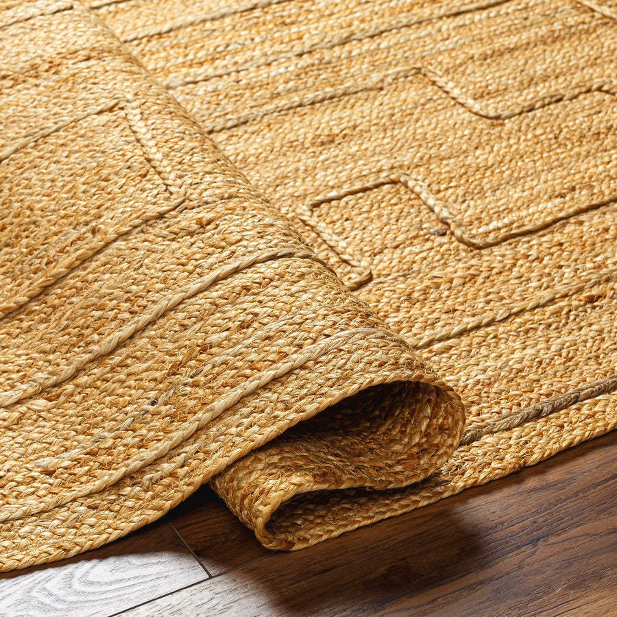 Eco-Friendly Jute Area Rug – Handmade Braided Natural Fiber Rug