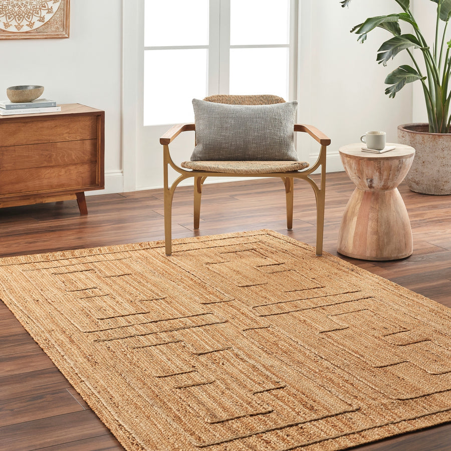 Eco-Friendly Jute Area Rug – Handmade Braided Natural Fiber Rug