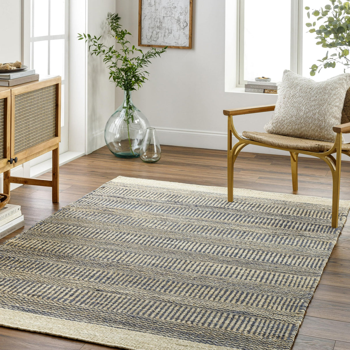 Hemp Jute Area Rugs, Eco Friendly Decor for Living Room