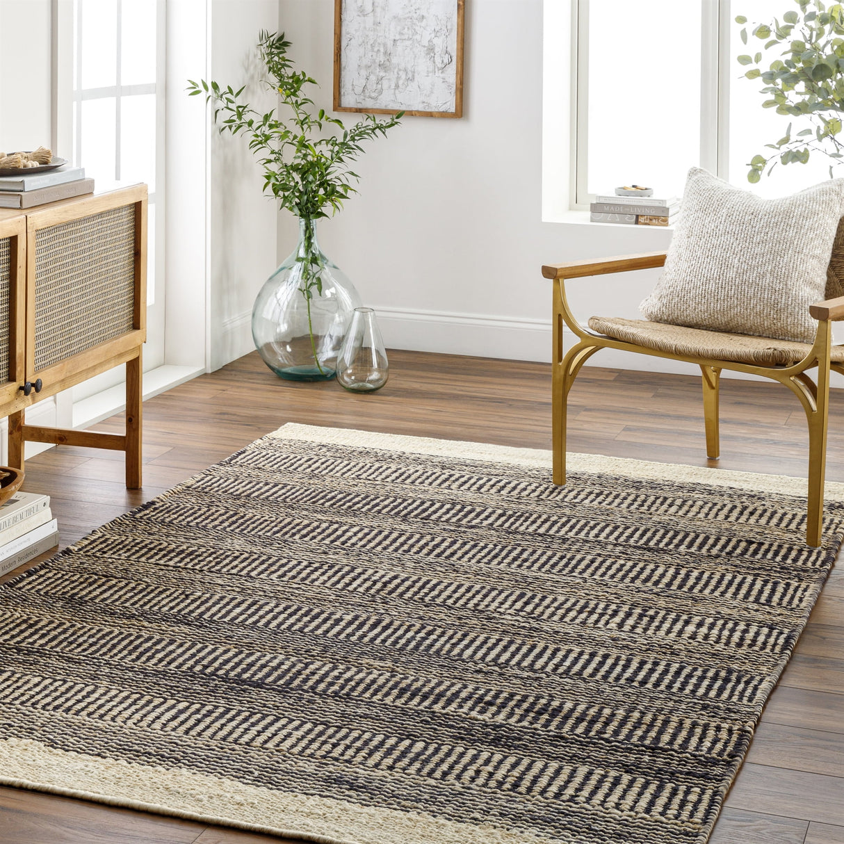 Hemp Jute Area Rugs, Eco Friendly Decor for Living Room