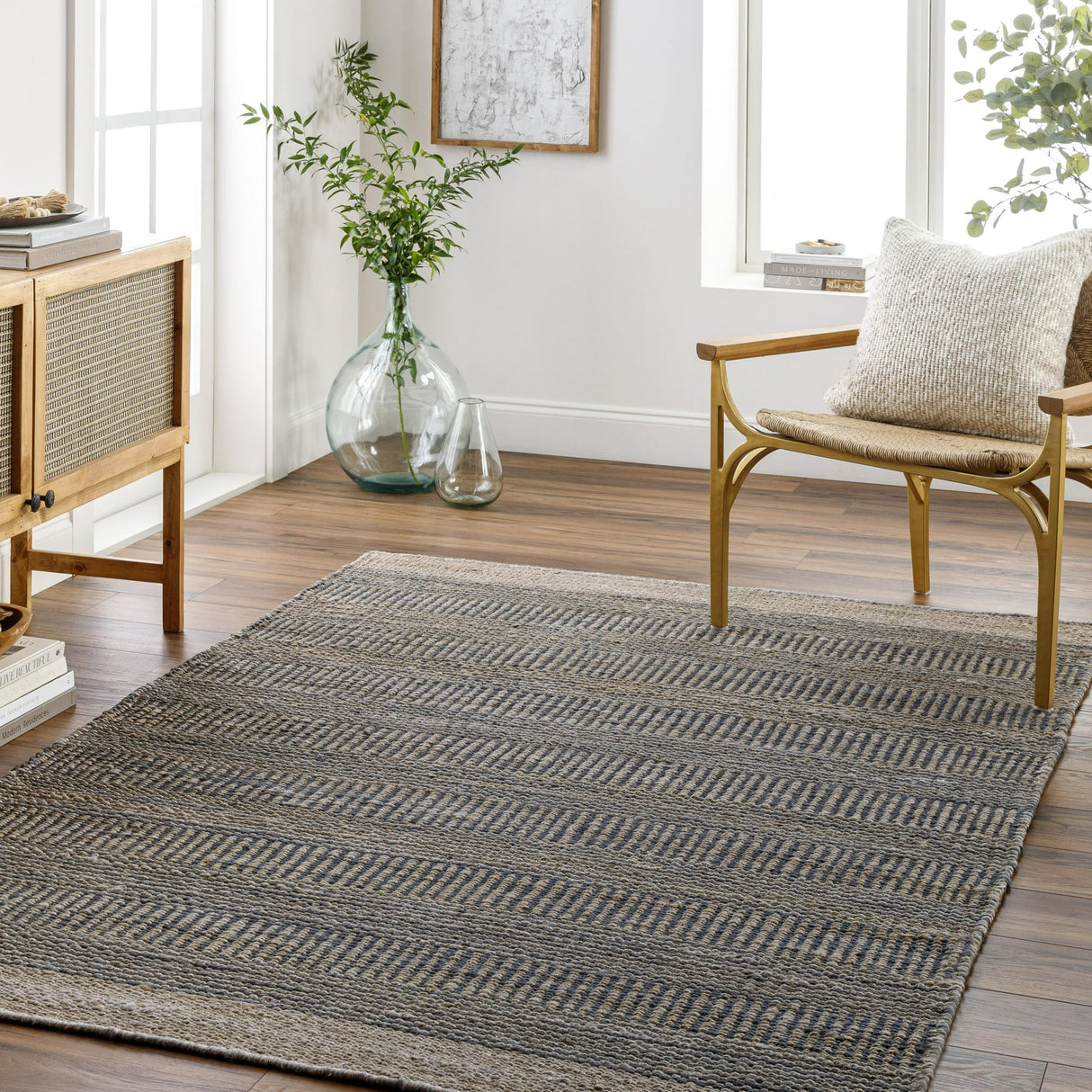 Hemp Jute Area Rugs, Eco Friendly Decor for Living Room