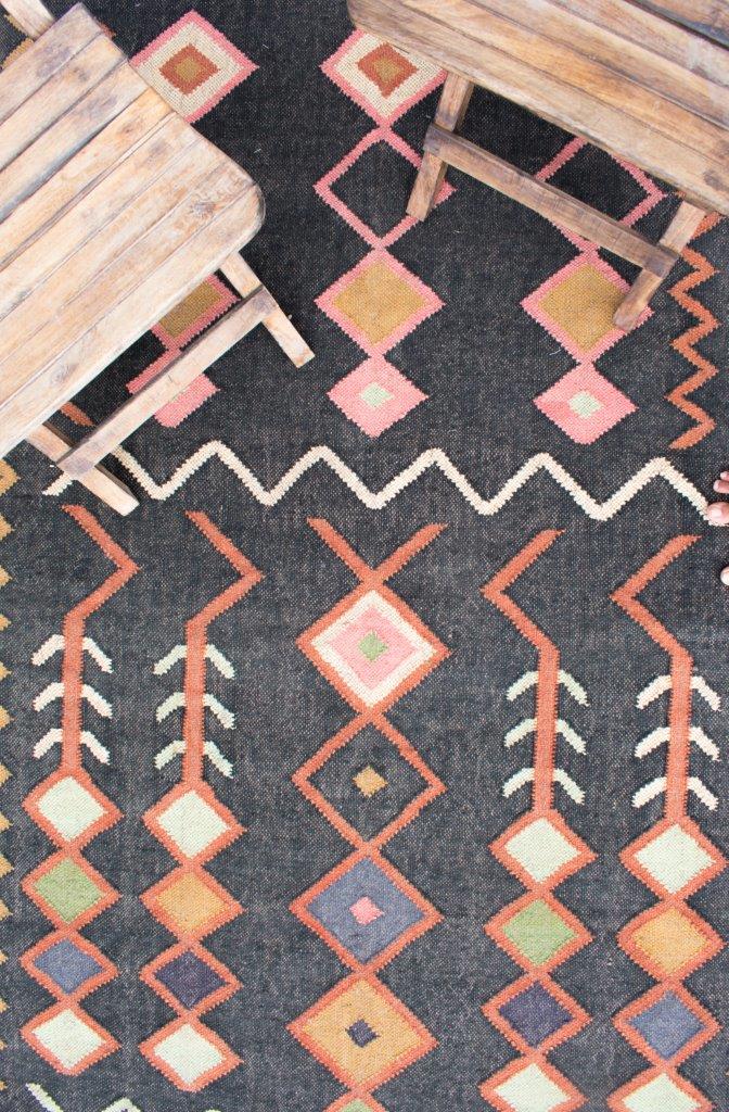Natural Jute Kilim Dhurrie Rugs Handmade Home Decor Rug