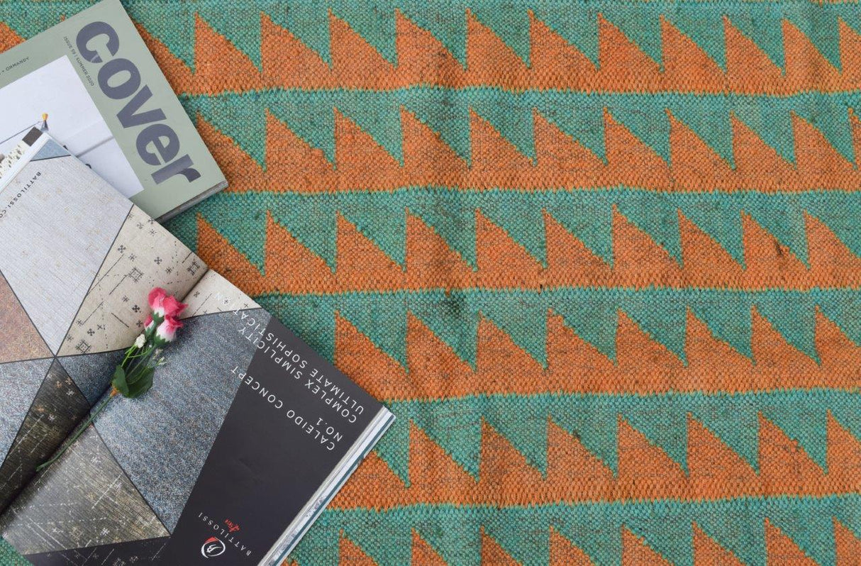 Turkish Kilim Rugs, Modern Jute Kilim Custom Rug