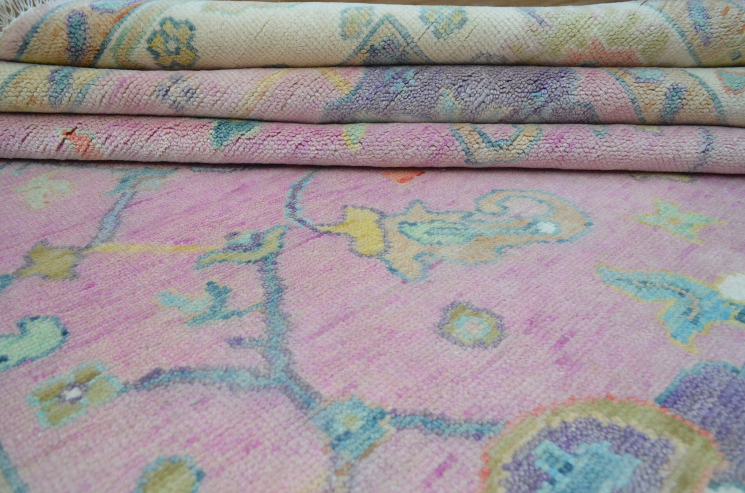 Bedroom Designer Rugs, Oversized Oushak Rug,Handwoven Oushak Carpets