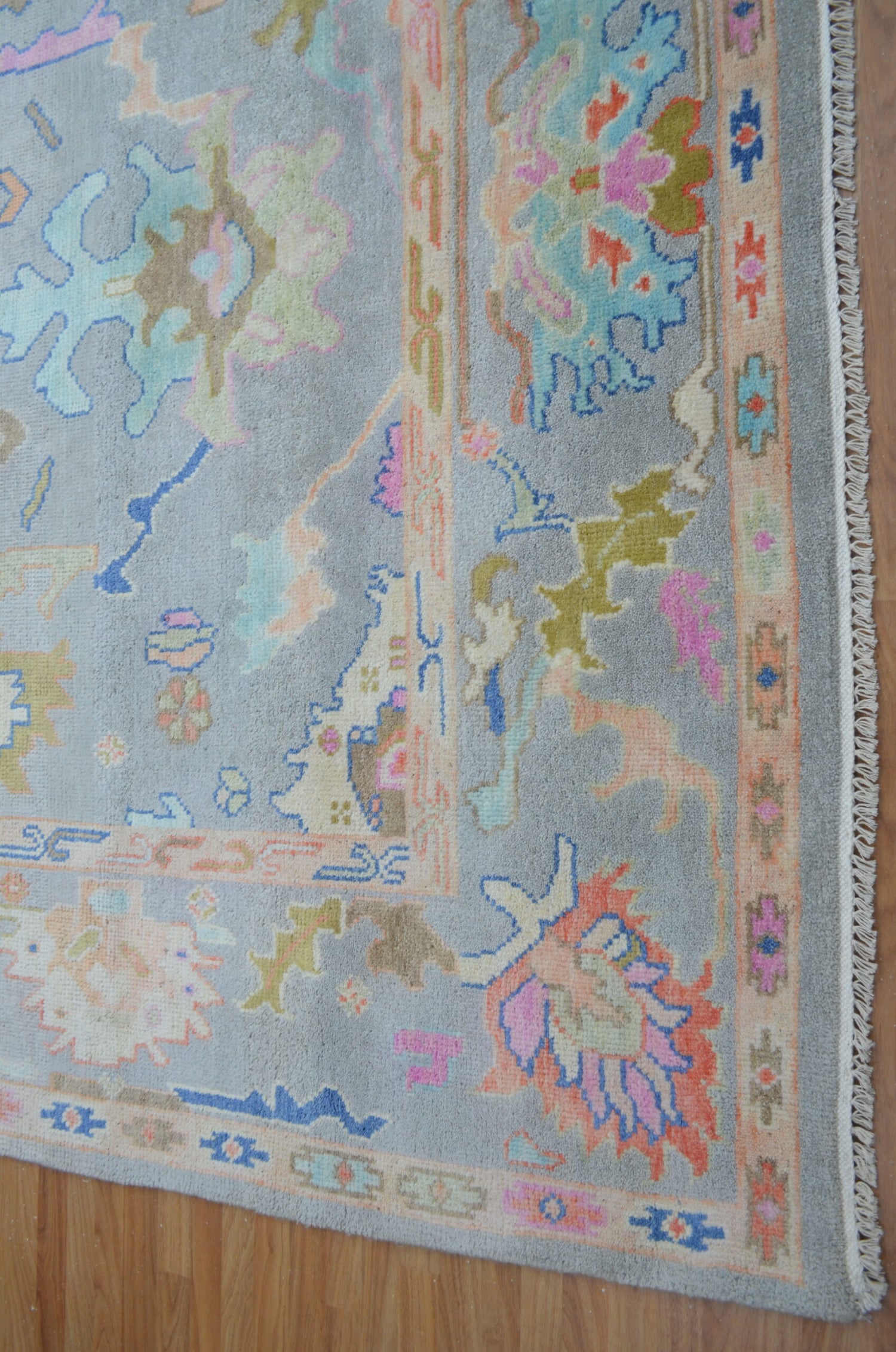 Traditional Oushak Rugs, Oversized Oushak Rug Custom Oushak Rug,Multicolor