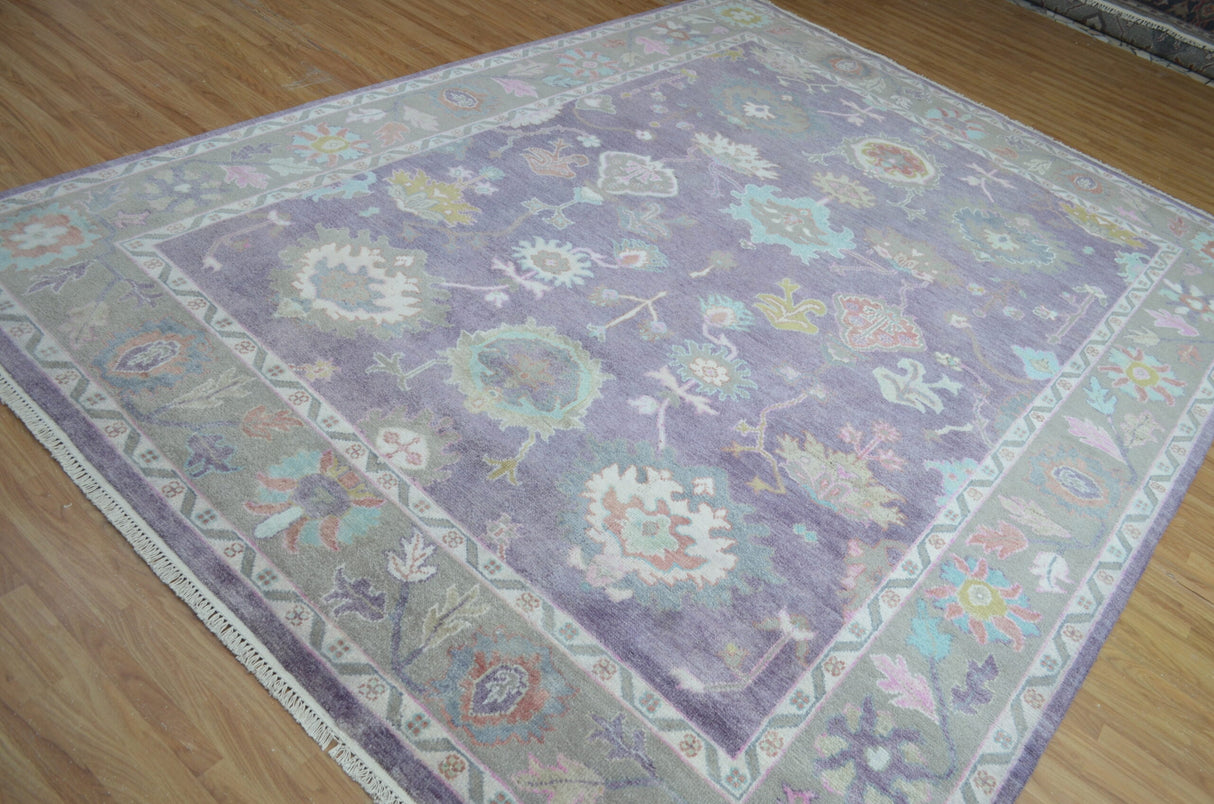 Purpal Oushak Carpet Oversized Oushak Rug, Handwoven Oushak Rugs