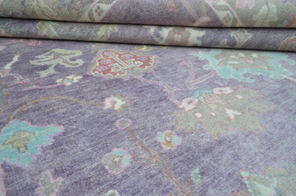 Purpal Oushak Carpet Oversized Oushak Rug, Handwoven Oushak Rugs