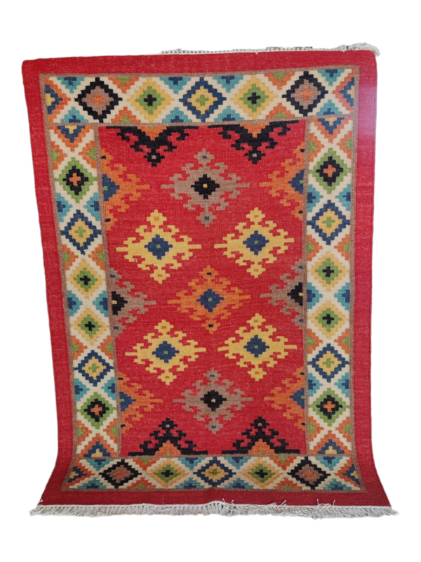 Dhurrie Rugs Indian Wool Kilim Rug
