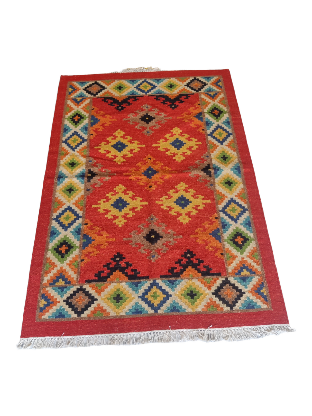 Dhurrie Rugs Indian Wool Kilim Rug