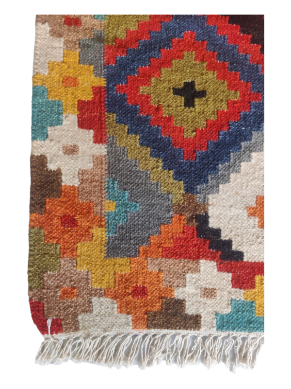 Handmade Kilim Area Wool Dhurrie Rugs