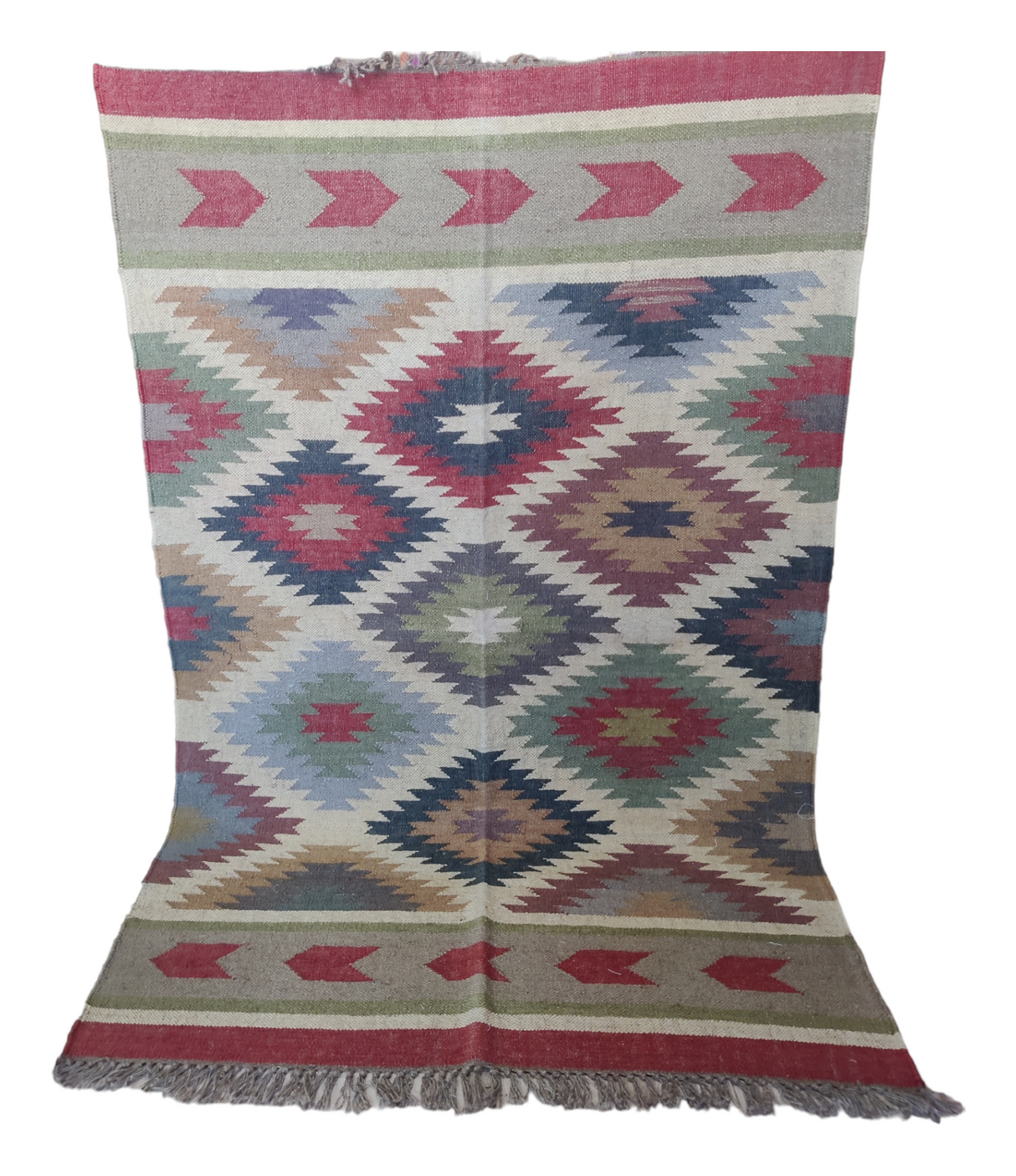 Boho Wool Jute Kilim Rug Home Docer Rug
