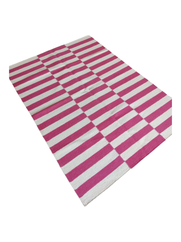 Kilim Carpet, Modern Indian Cotton Rug, Beni Ourain Rug Living Room