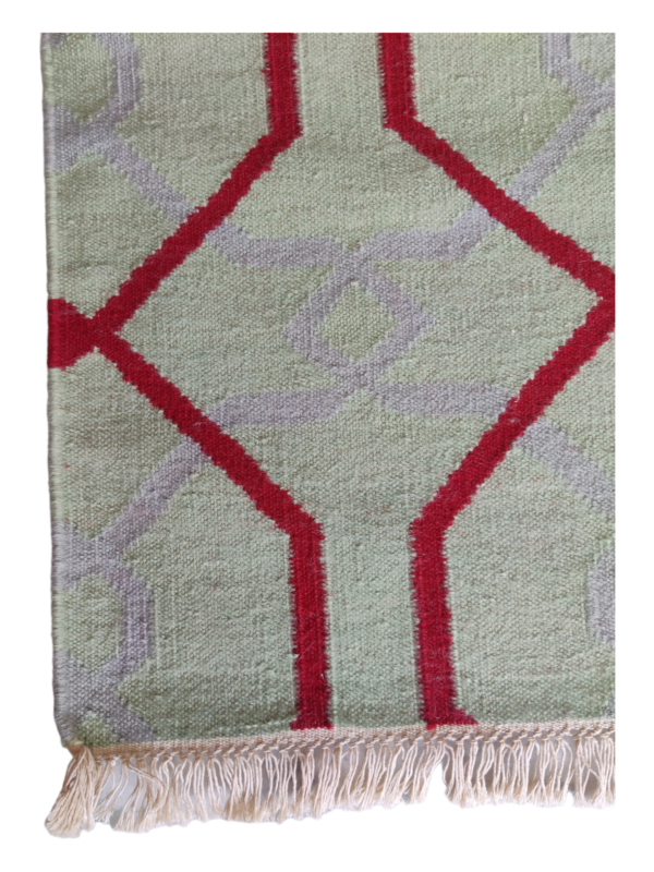 Wool Kilim Handmade Rug Cotton Wool Rug Bedroom Rug