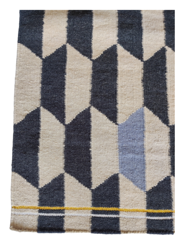 Wool Kilim Rug Eco Friendly Earthy Bohemian Colorful Rug