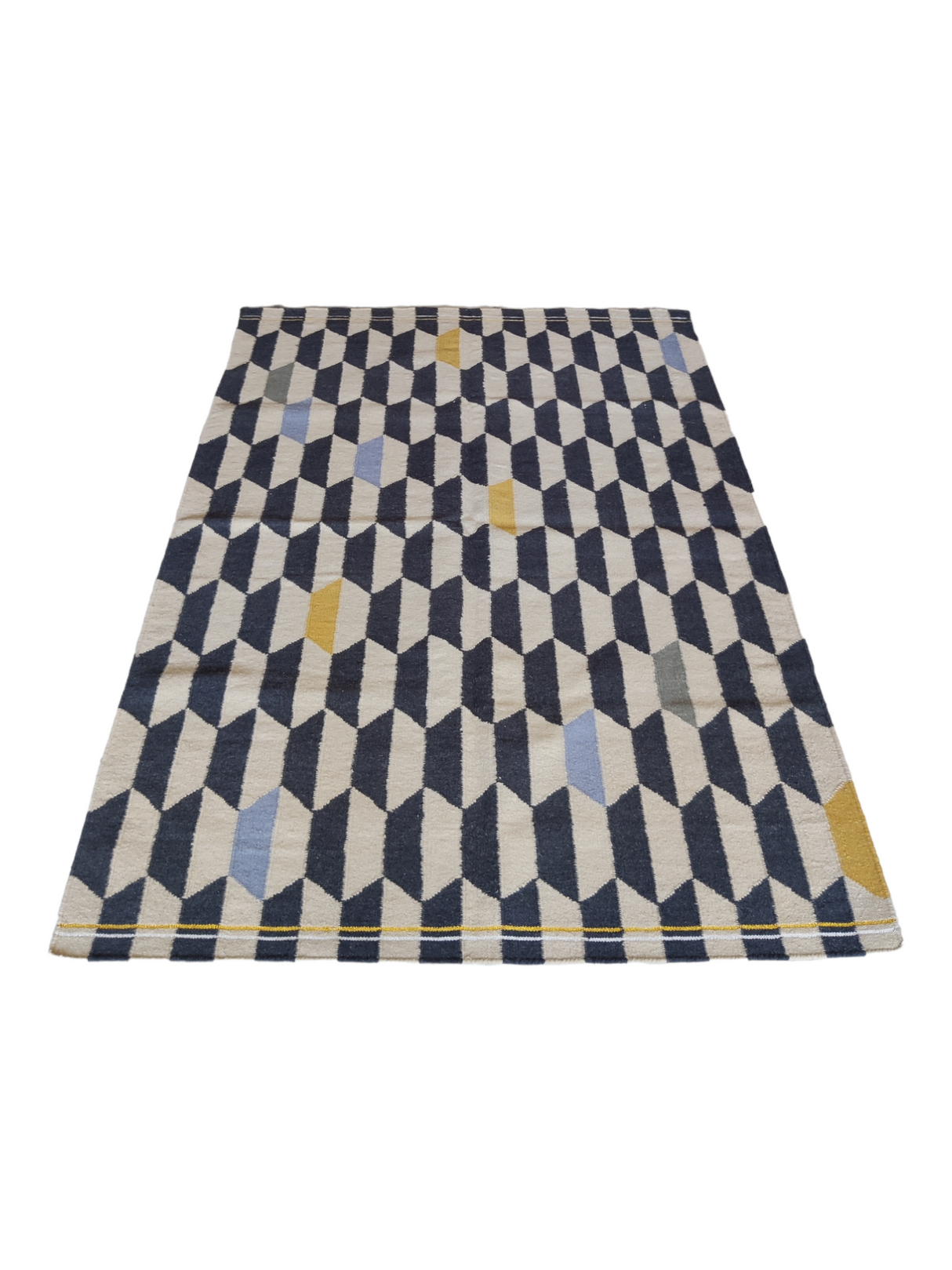 Wool Kilim Rug Eco Friendly Earthy Bohemian Colorful Rug