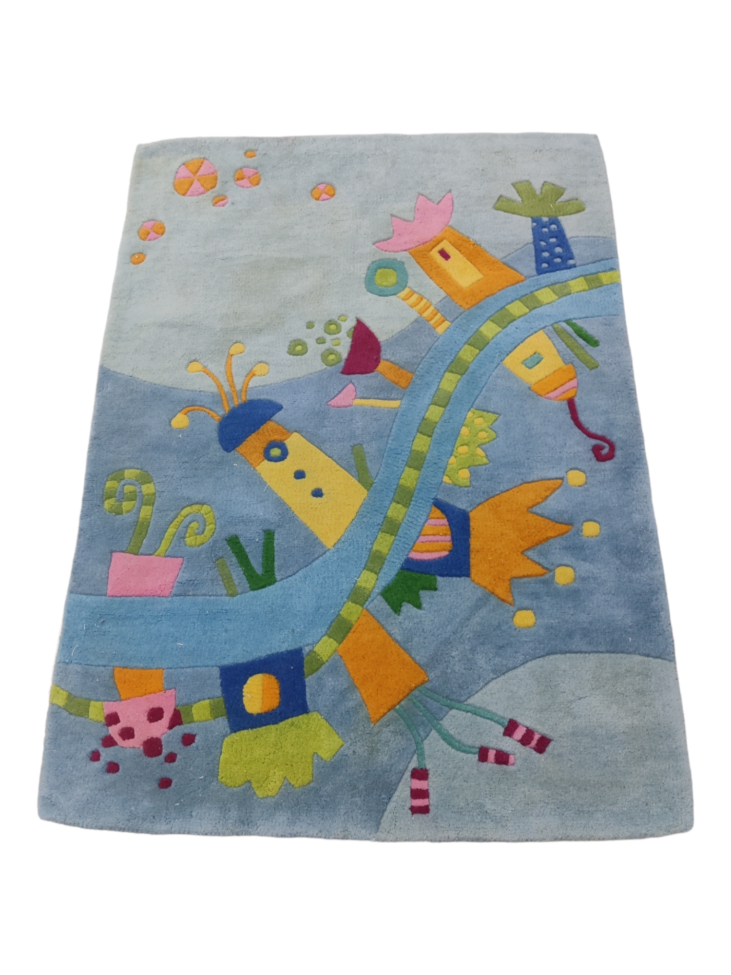 Children Home Décor Wool Tufted Carpet, Kids Tufted Area Rugs