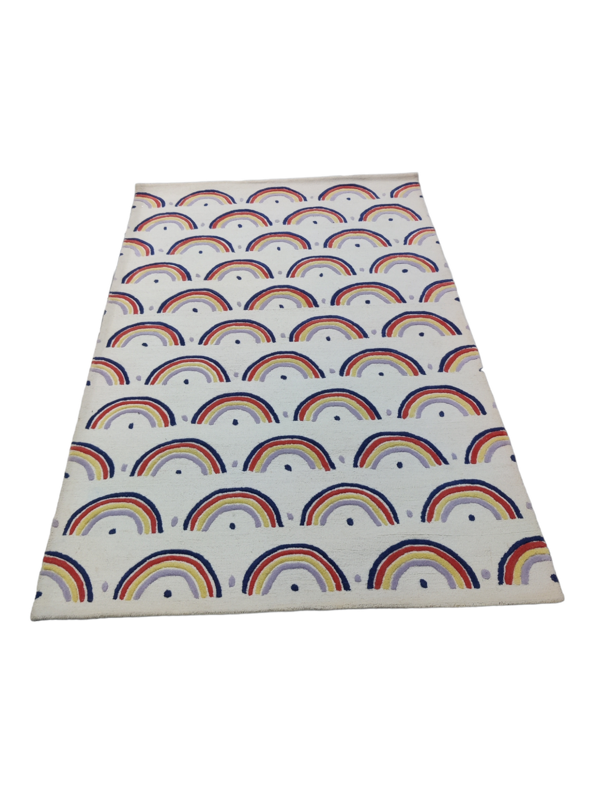 Rainbow Premium Abstract Hand Tufted Multi Designer Wool Rug