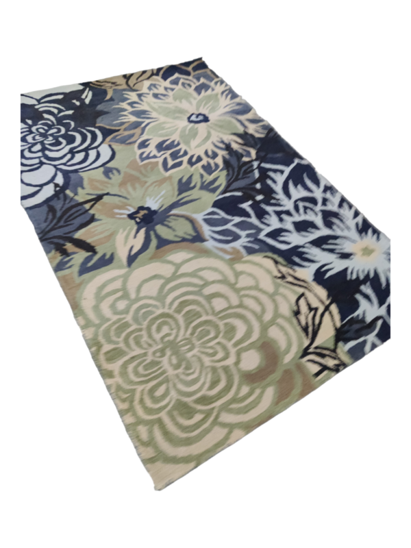 Flower Design Hand Tufted 100% Wool Pile Indian Carpet Rug,Luxury Tufted Carpets