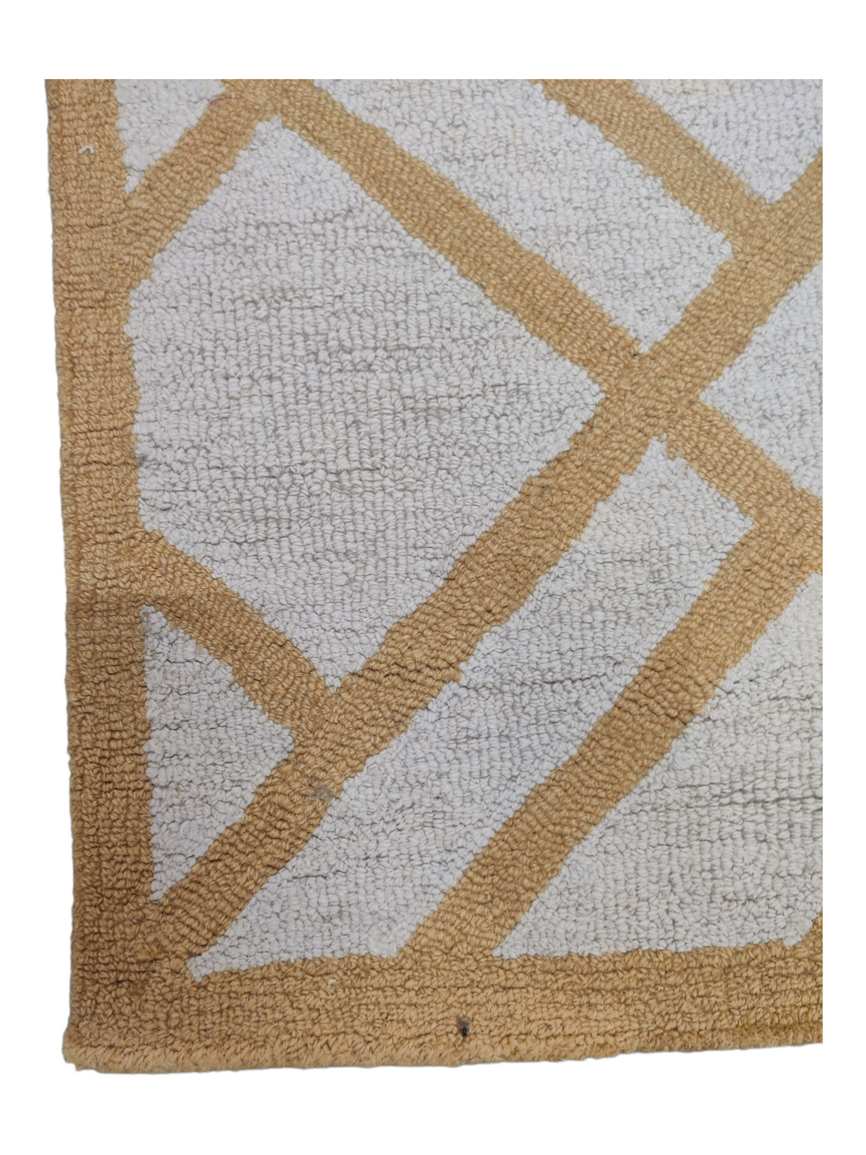 Modern Design Yellow Wool Tufted Carpet